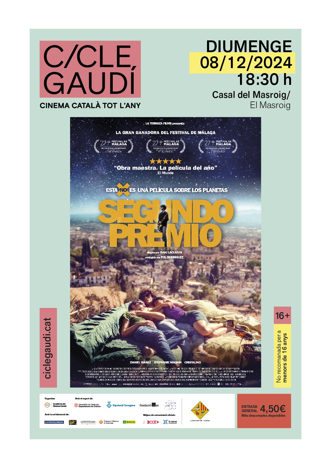 CINEMA CICLE GAUDÍ:  "SEGUNDO PREMIO"