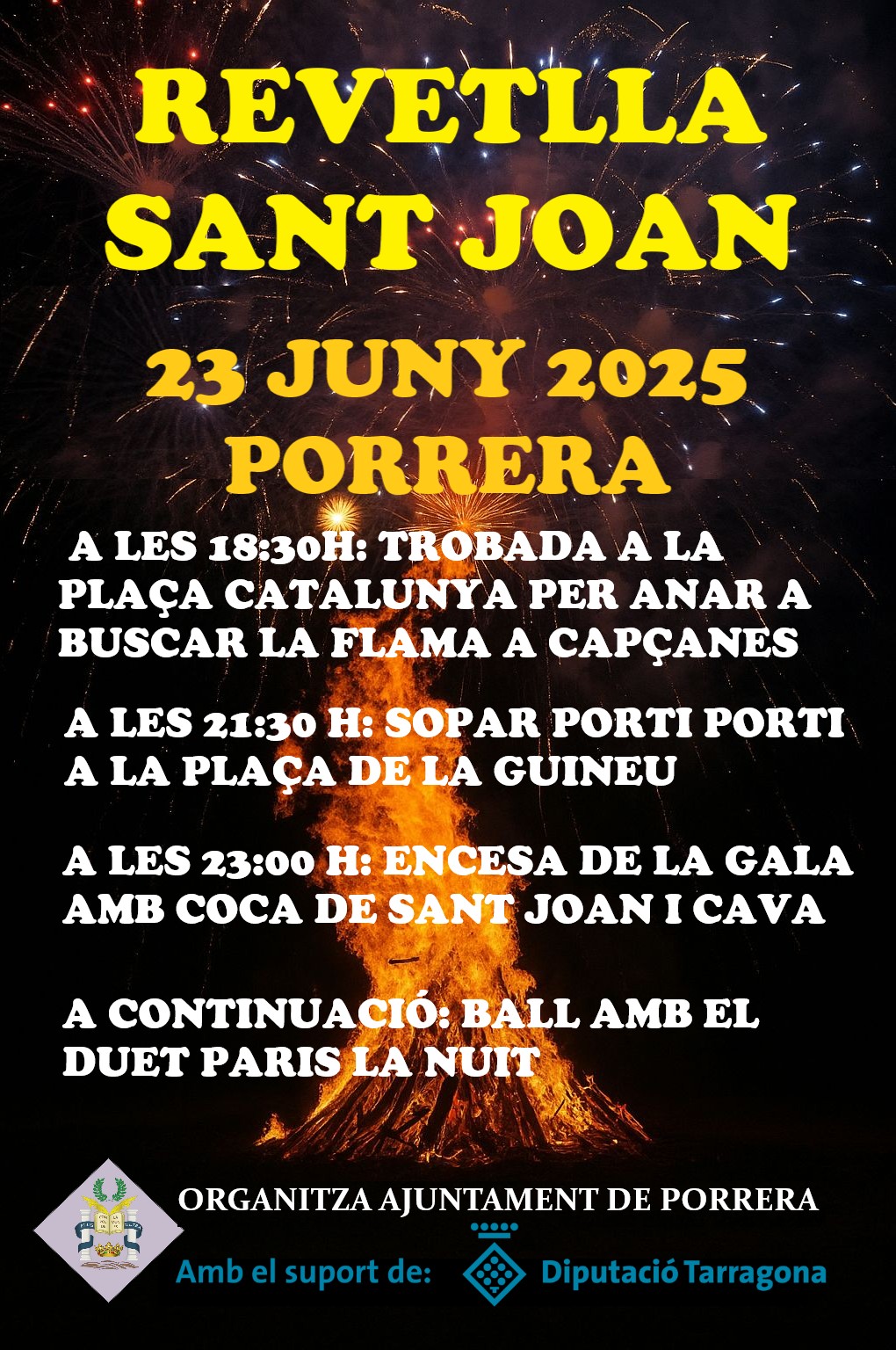 Revetlla de Sant Joan a Porrera