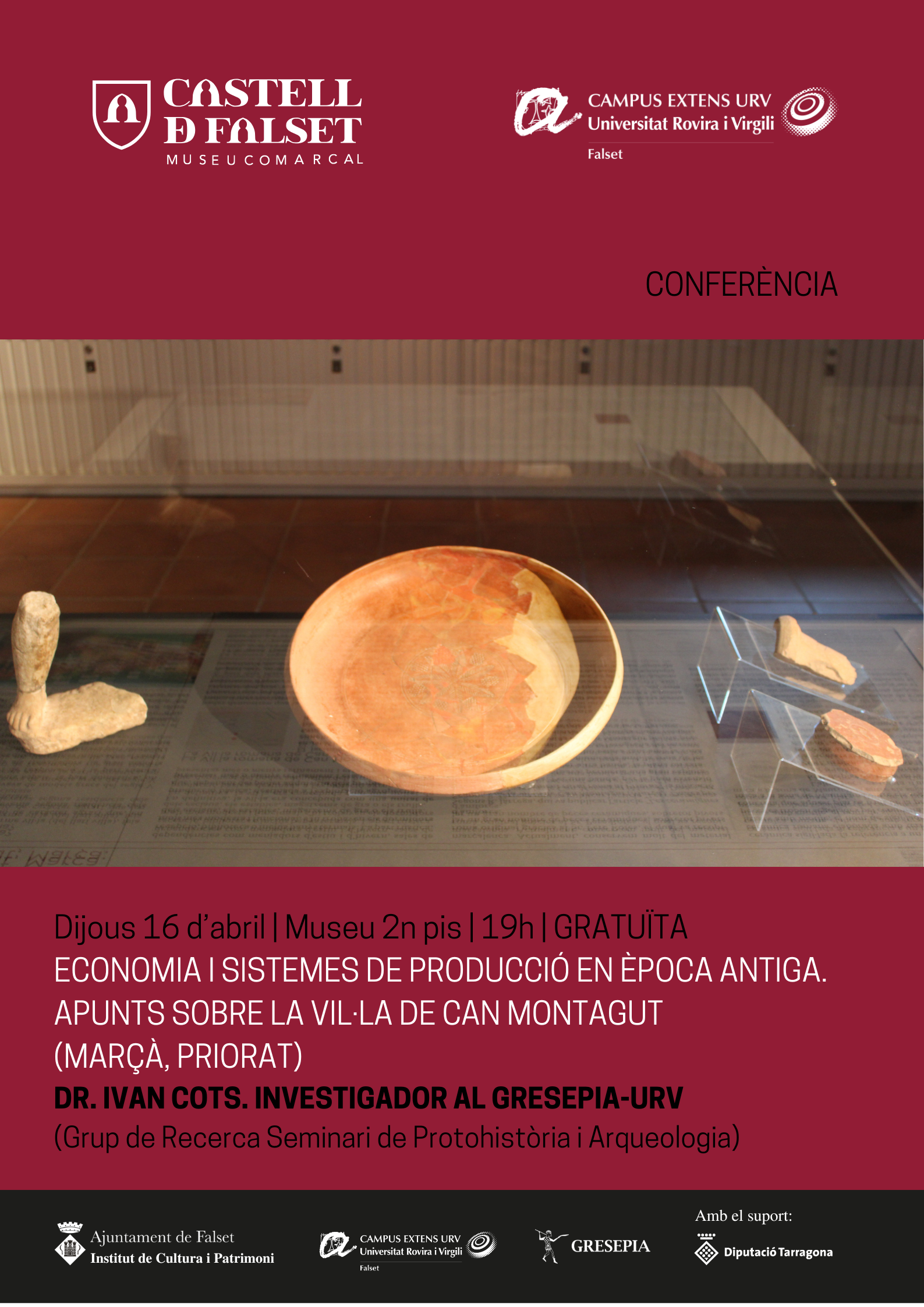 Xerrada: Economia i sistemes de producció en època antiga. Apunts sobre la vil·la romana de Can Montagut (Marçà, Priorat)