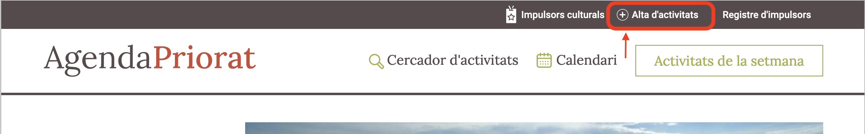 Alta d'activitat pas 1