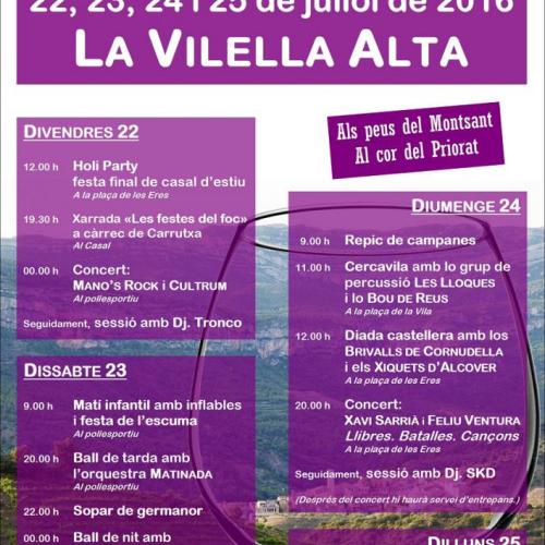 Festa Major de la Vilella Alta 2016