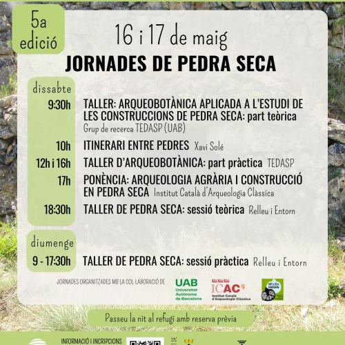 Cinquena edició de les Jornades de pedra seca