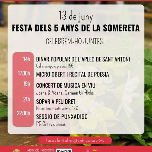 Festa dels 5 anys de La Somereta