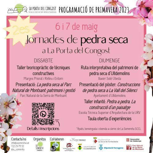 Segones Jornades de pedra seca a La Porta del Congost