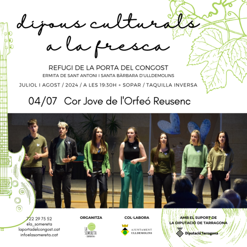 Concert amb el Cor Jove de l’Orfeó Reusenc