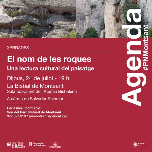 Xerrada: Els noms de les roques. Una lectura cultural del paisatge