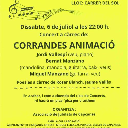 Concert "Corrandes Animació"