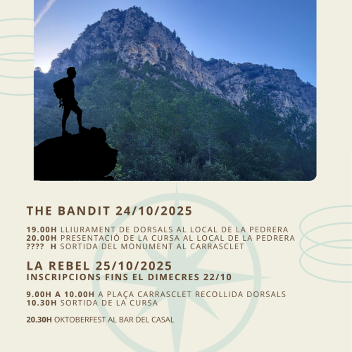 Curses d'orientació The bandit i La Rebel