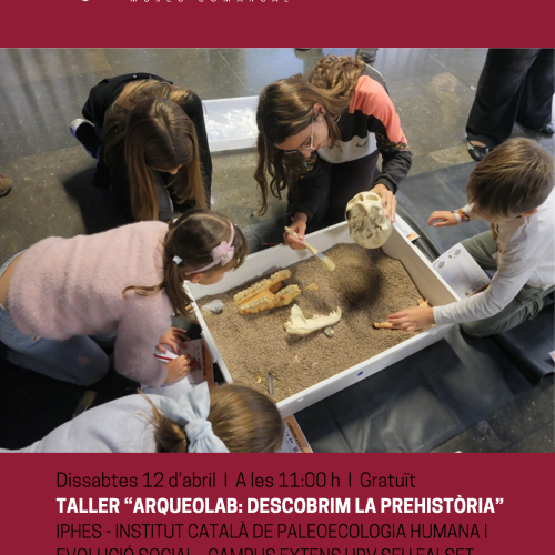 Taller familiar "Arqueolab: descobrim la prehistòria"