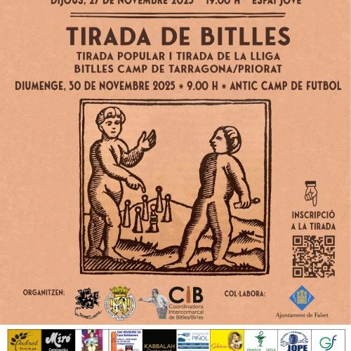 Tirada de Bitlles. Tirada Popular i Tirada de la Lliga Bais Camp/Priorat