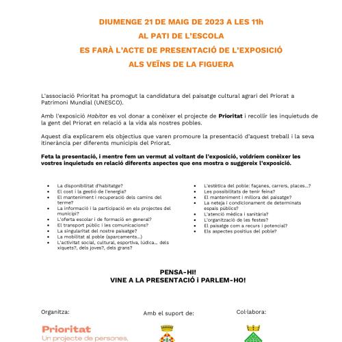 EXPOSICIÓ "HABITAR" A LA FIGUERA 