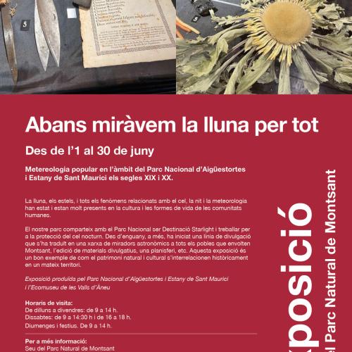 Exposició: “Abans miràvem la lluna per tot”