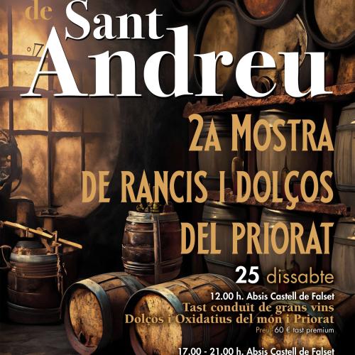 Fira de Sant Andreu i 2a Mostra de Vins Rancis i Dolços del Priorat