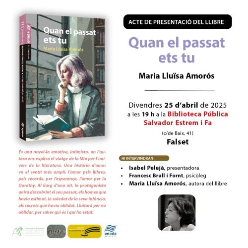 Presentació del llibre Quan el Passat ets tu