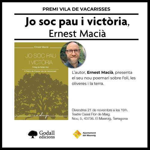 Presentació del llibre "Jo soc pau i victòria"