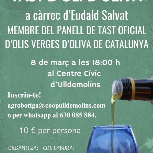 INTRODUCCIÓ AL TAST D'OLI D'OLIVA