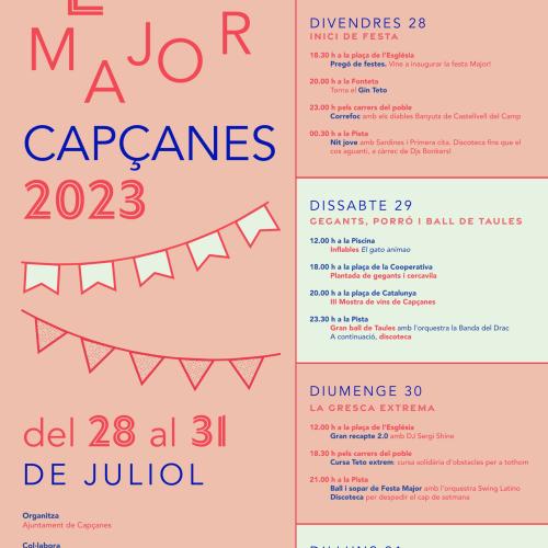 Festa Major de Capçanes 2023