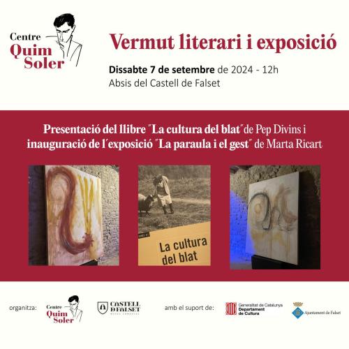 Vermut literari del Centre Quim i Soler al Castell de Falset