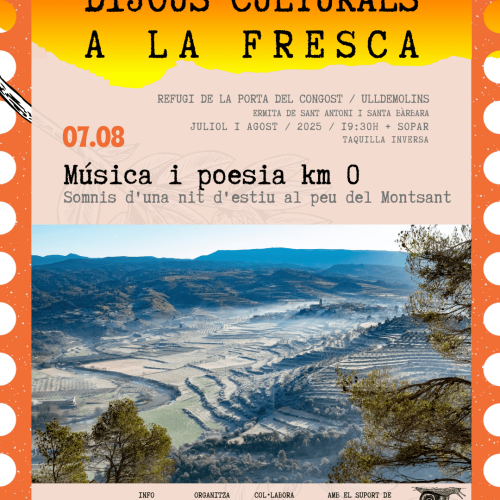 Música i poesia km 0 - Somnis d'una nit d'estiu al peu del Montsant