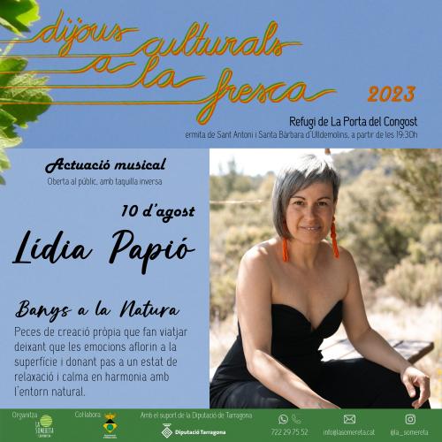 Concert de Lídia Papió (Dijous Culturals a la Fresca)