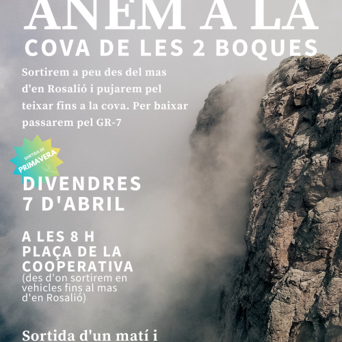 ANEM a la Cova de les 2 Boques!