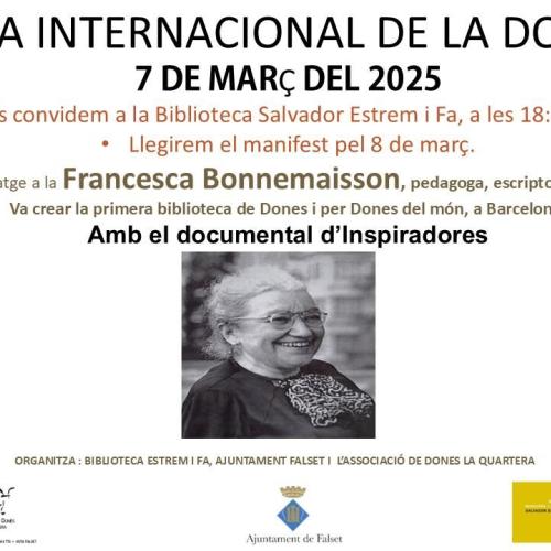 Homenatge a Francesca Bonnemaisson