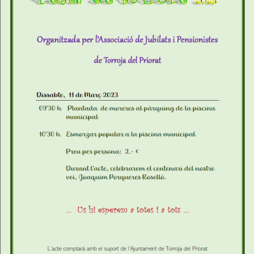 FESTA DE L'ARBRE 2023