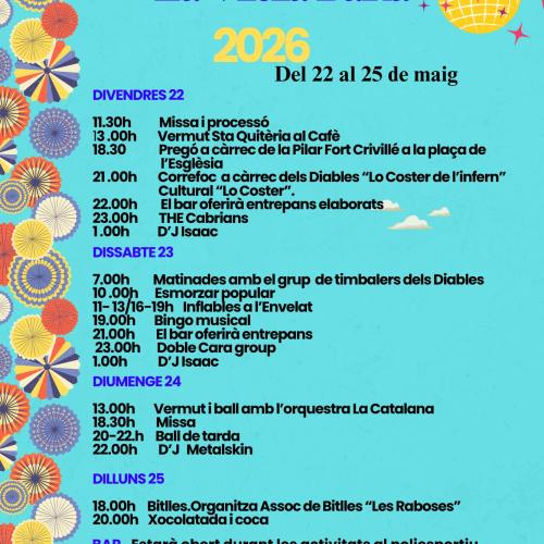 FESTA MAJOR LA VILELLA BAIXA