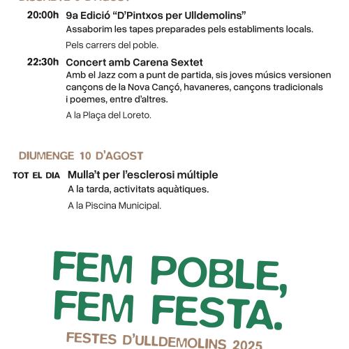 FESTES D'AGOST D'ULLDEMOLINS