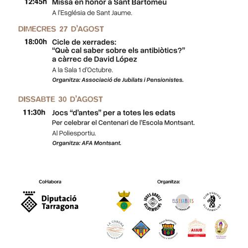 FESTES D'AGOST D'ULLDEMOLINS