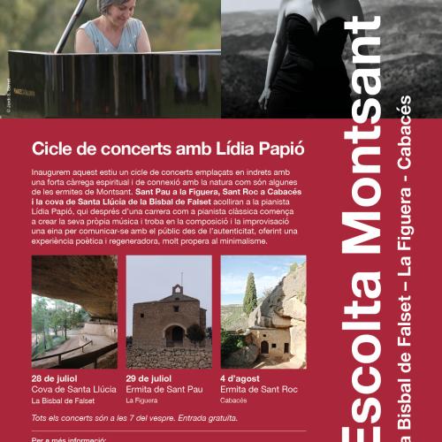 Escolta Montsant - Cicles de concerts a les Ermites de Montsant