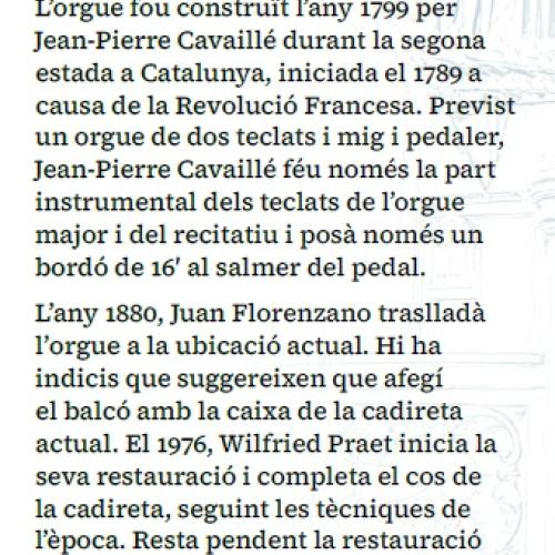Concert d'orgue (46a ed. del cicle "Els orgues de Catalunya")
