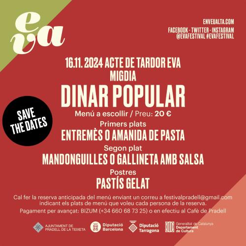 Acte de tardor  EVA a Pradell de la Teixeta.