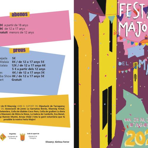 FESTES MAJORS EL MASROIG 2025