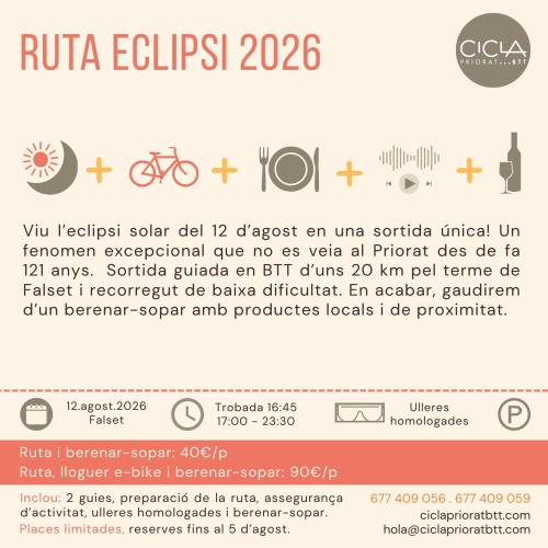 RUTA BTT ECLIPSI SOLAR 2026