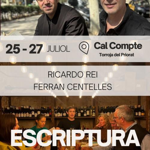 Escriptura creativa del vi amb Ricardo Rei i Ferran Centelles 