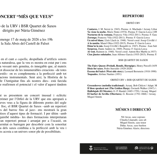 Concert "Més que veus"