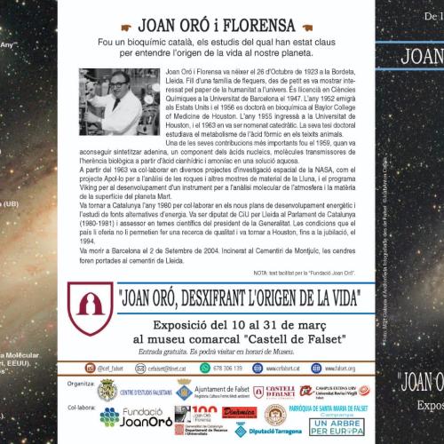 Dies de Ciència: Joan Oró