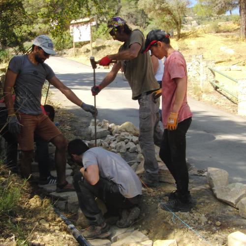 Terceres jornades de pedra seca a La Porta del Congost