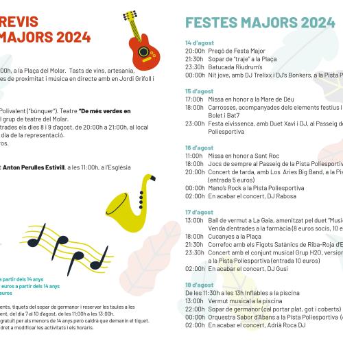 Festes Majors 2024 El Molar
