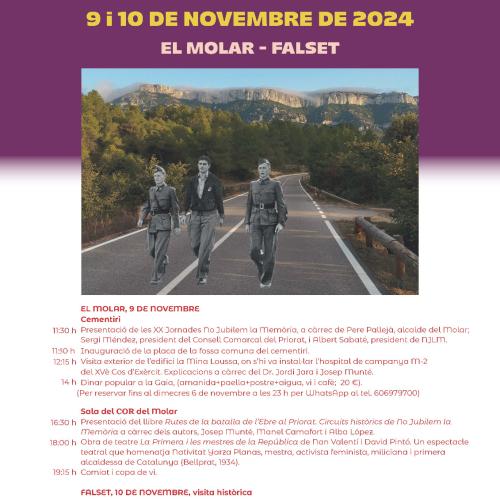 XX JORNADA NO JUBILEM LA MEMÒRIA