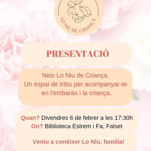 Presentació de Lo niu de Criança