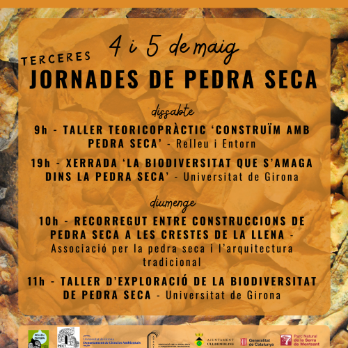 Terceres jornades de pedra seca a La Porta del Congost