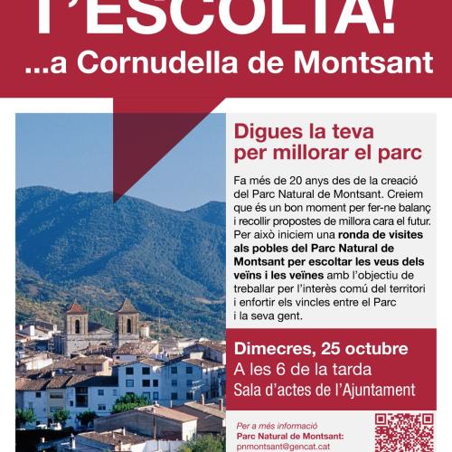 El parc t'escolta a Cornudella de Montsant