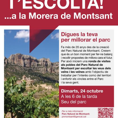 El parc t'escolta a La Morera de Montsant