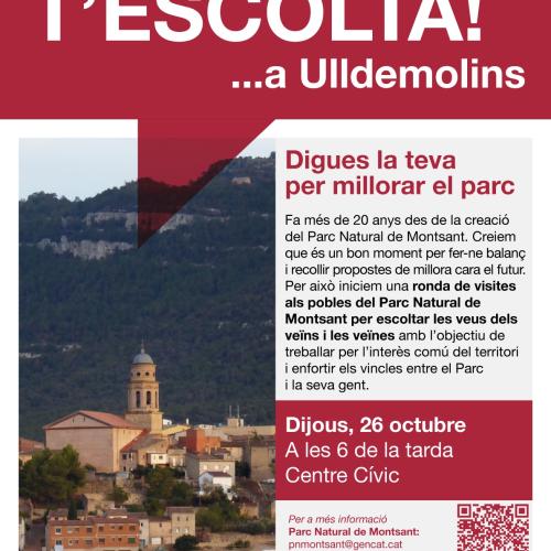El parc t'escolta a Ulldemolins