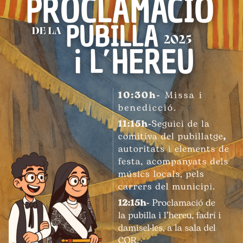 Proclamació de la pubilla i l'hereu 2025