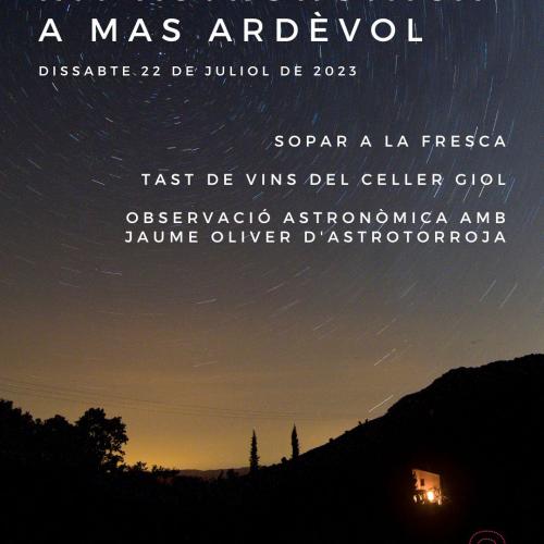 NIT ASTRONÒMICA A MAS ARDÈVOL 