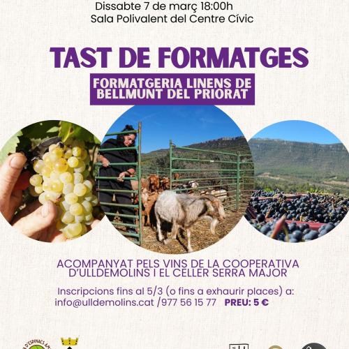 Tast de formatges