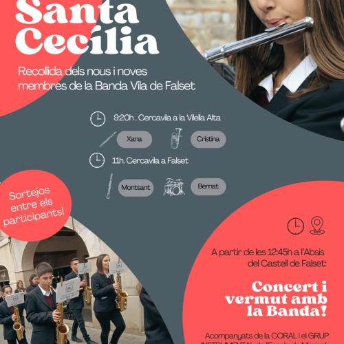 Celebració Santa Cecília de l'Associació Musical Vila de Faslet. 